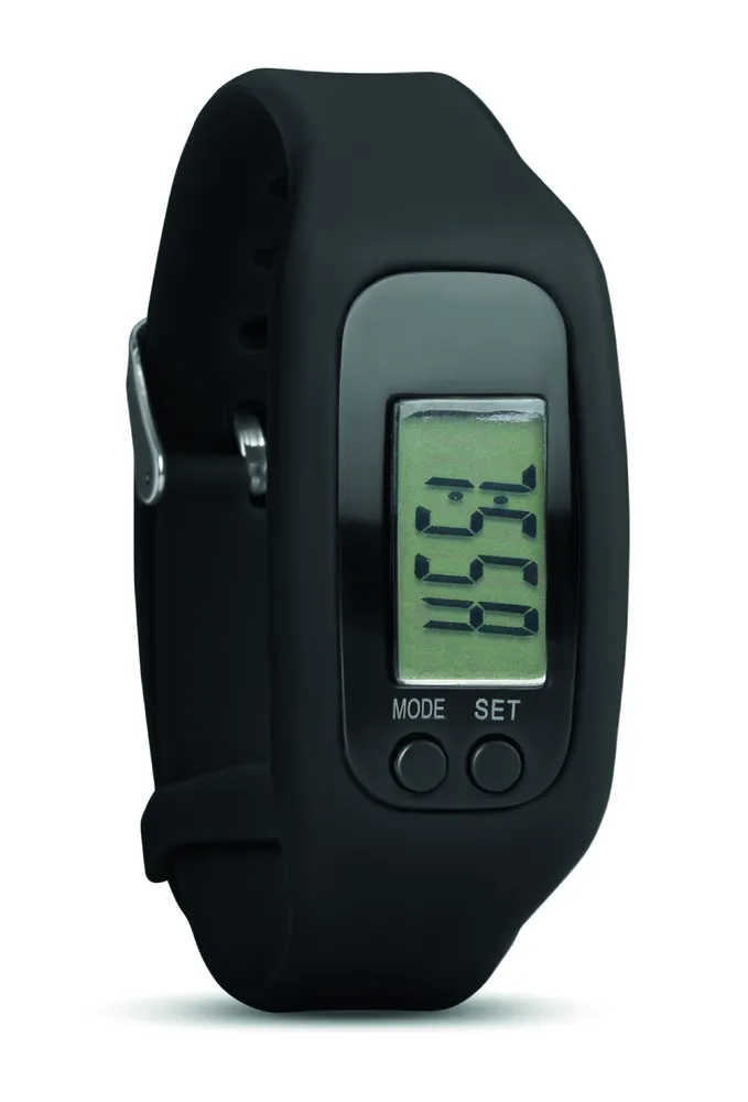 Bratara · Pedometer armband – Zwart