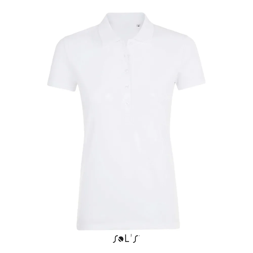 Phoenix Women Elastane Polo – Wit