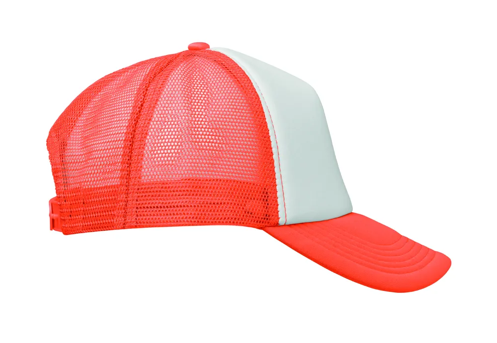 Bubble · 5 panelen trucker pet – Neon oranje