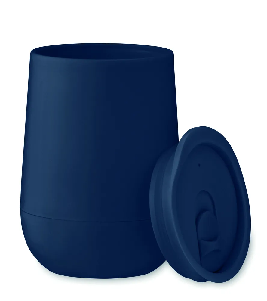 Go · Pp dubbelwandige beker 300ml – Marineblauw
