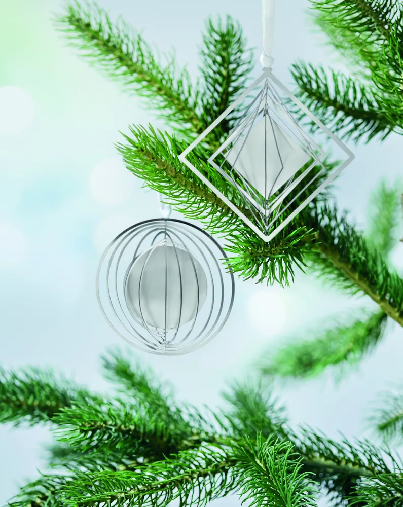 Buno · Ronde kerstdecoratie – Zilver