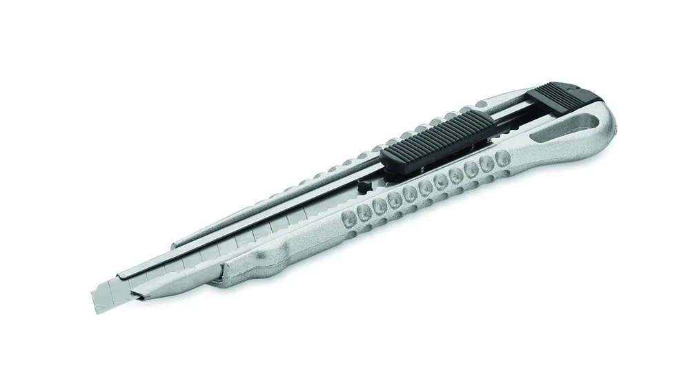 Tracta · Aluminium intrekbaar mes – Zilver