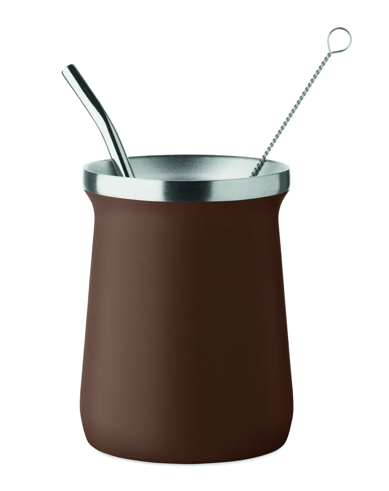 Miyerba · Yerba maté theekopje – Bruin