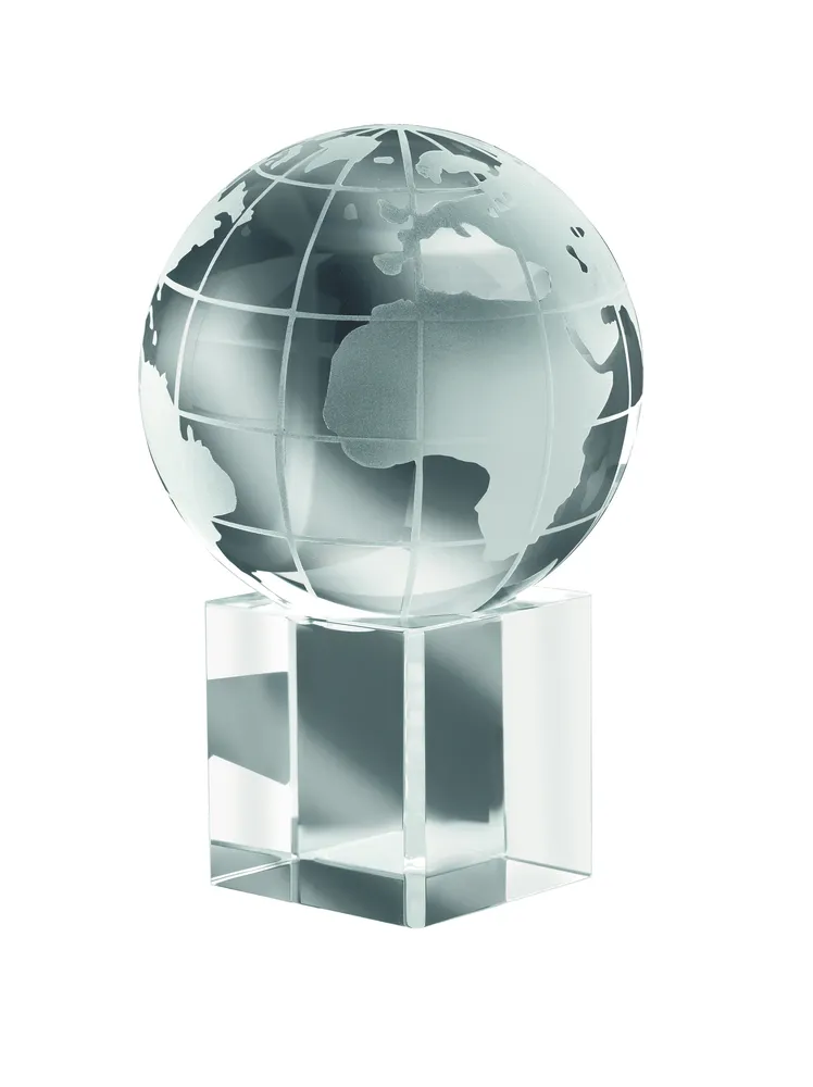 Mundi · Presse-papier van glas – Transparant