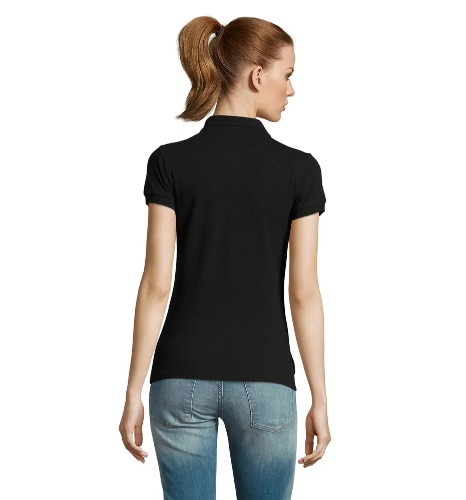Passion dames polo 170g – Zwart