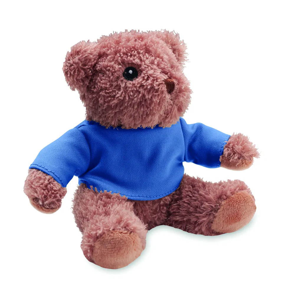 Johnny T · Teddybeer met T-shirt – Blauw