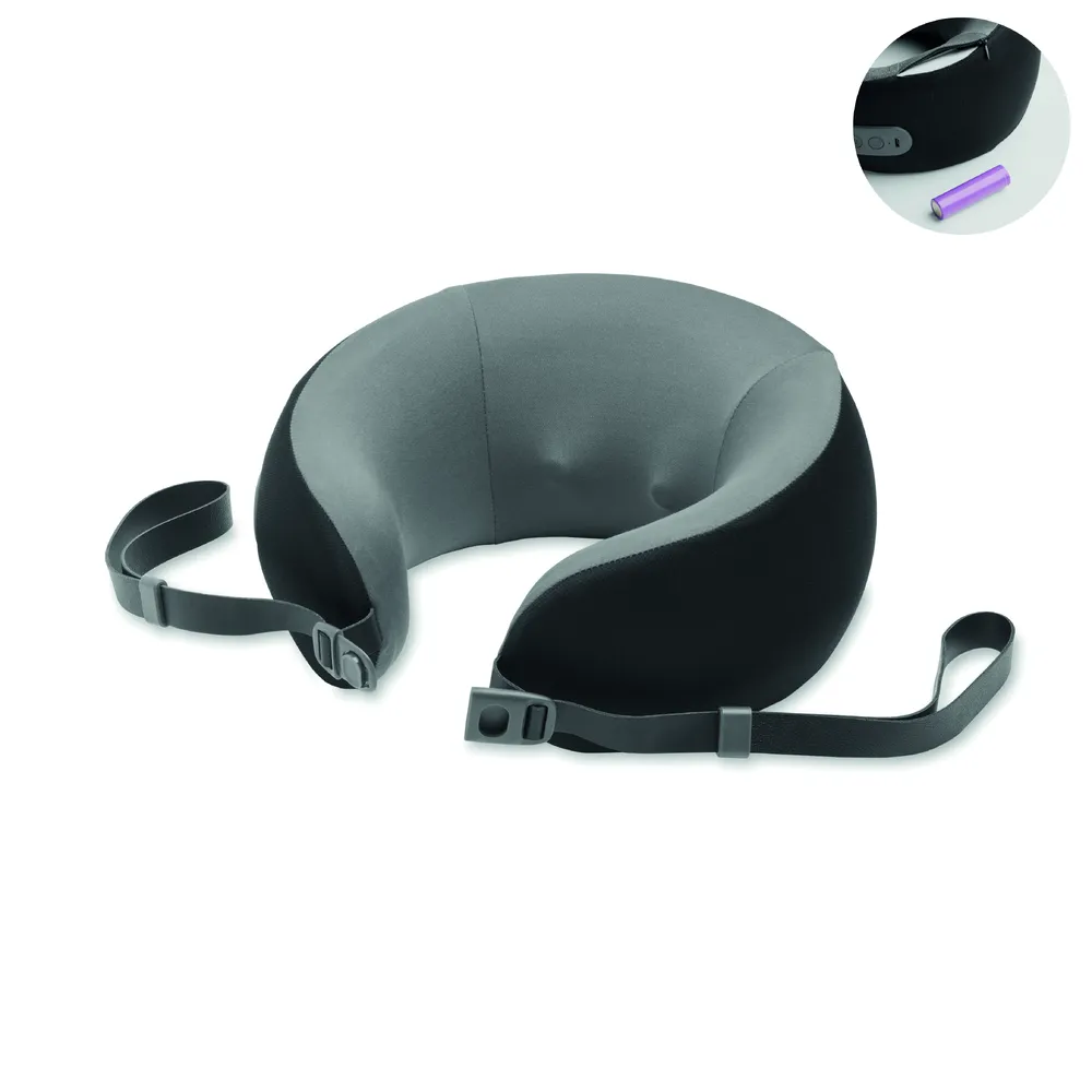 Relief · Oplaadbaar massagekussen – Zwart