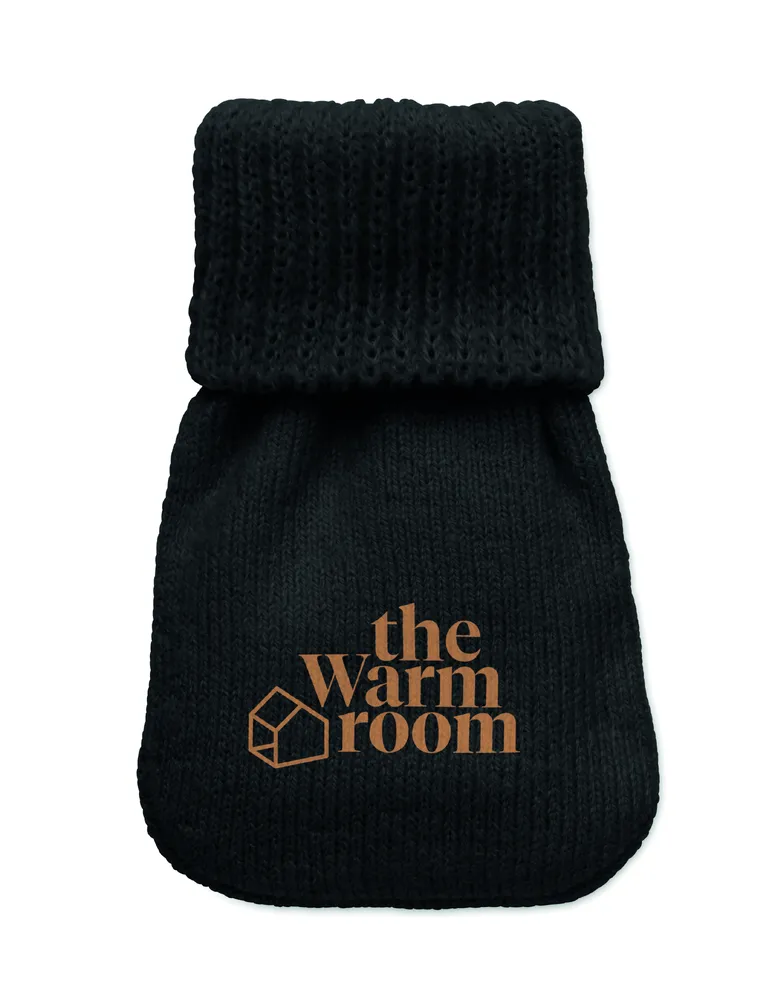 Warmmuff · Handwarmer gebreid polyester – Zwart