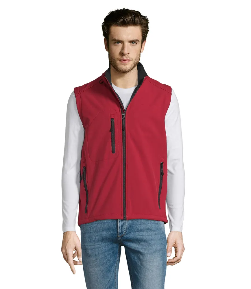Rallye Men Softshell Jacket – Pepper red