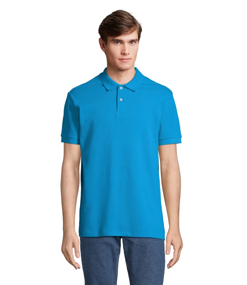Pacific Heren Polo – Aqua