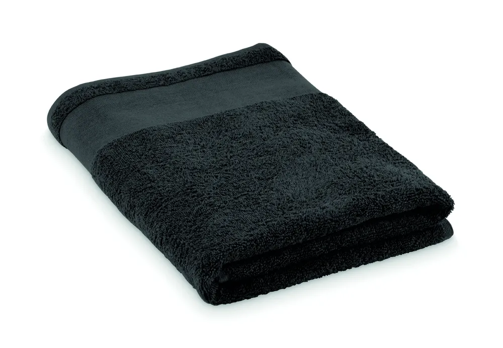 Island 70 · Katoenen badhanddoek 70X140cm – Zwart