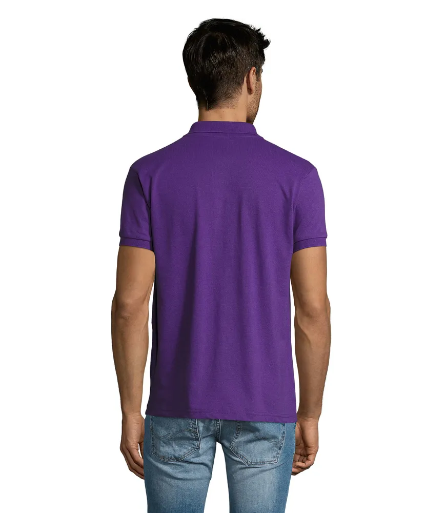 Prime Men · Prime heren polo 200g – Donker paars