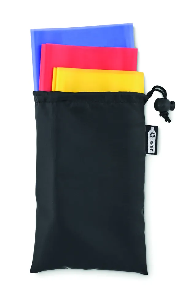 Top Fit · Set van 3 Tpe fitness banden – Zwart