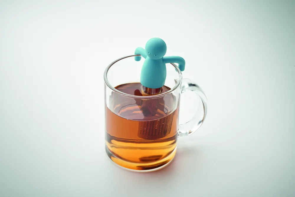 Ninot · Grappige thee-infuser – Babyblauw