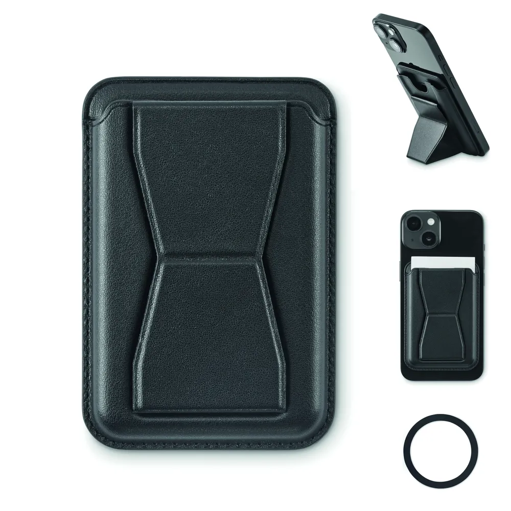 Leamag · Magnetische creditcardhouder – Zwart