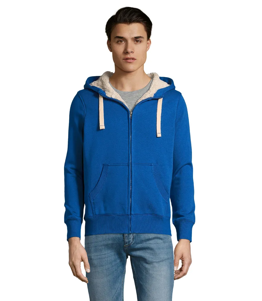 Sherpa Unisex Zipped Jacket – Koningsblauw