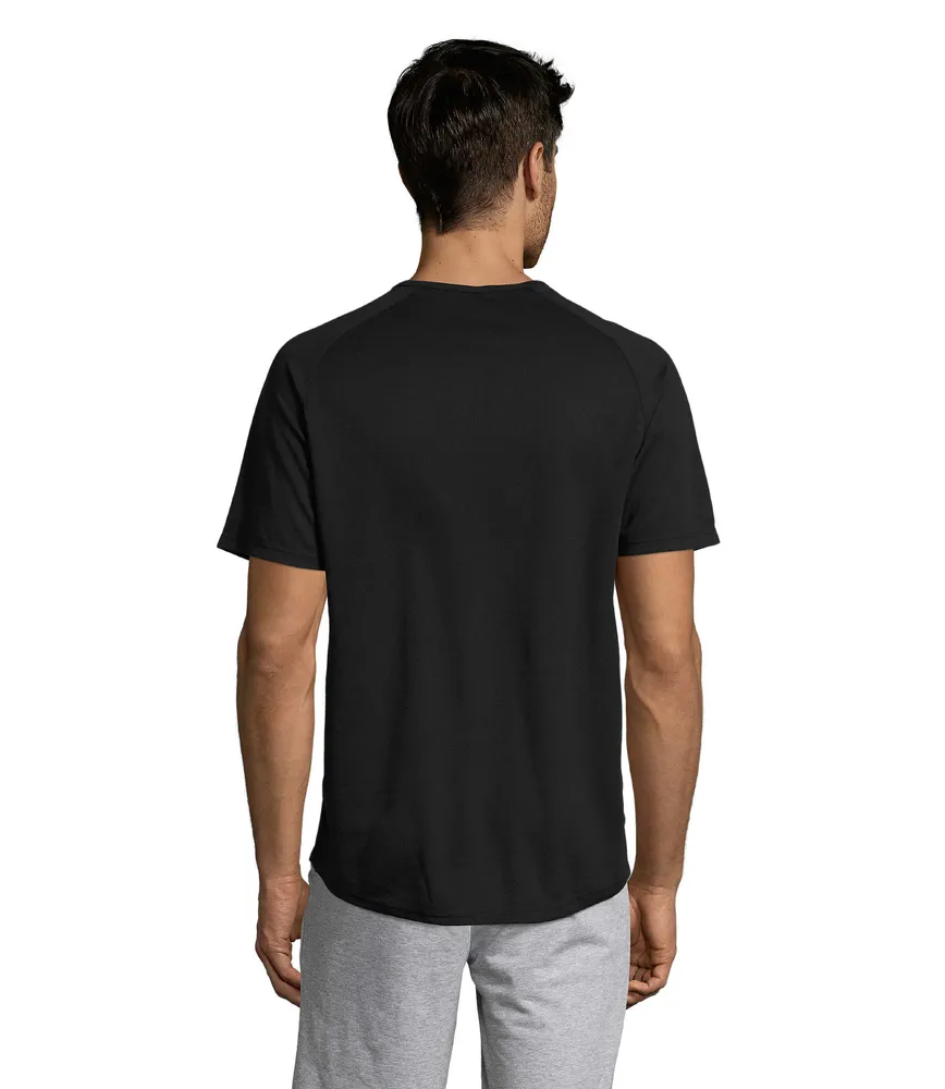 Sporty Heren T-shirt – Zwart