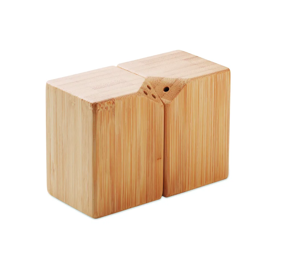 Both · Bamboe peper- en zoutstel – Hout