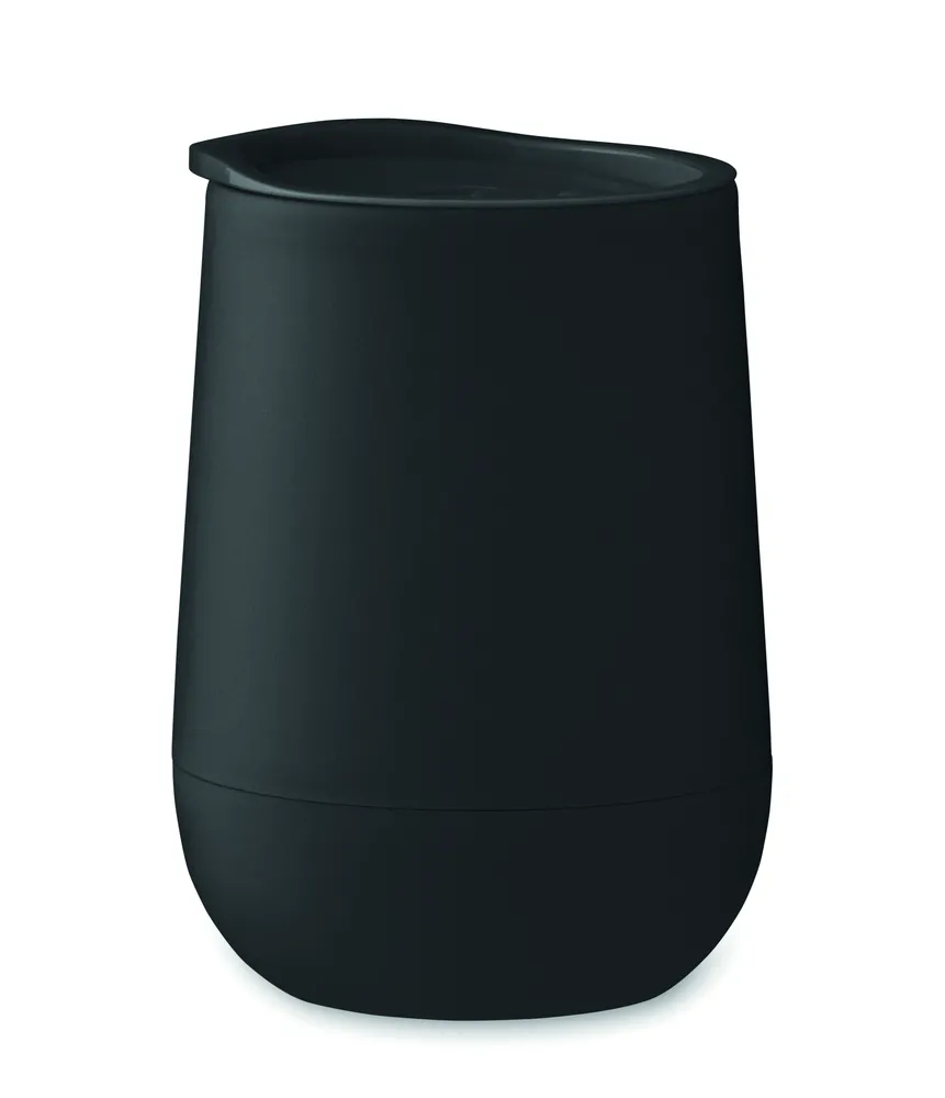 Go · Pp dubbelwandige beker 300ml – Zwart