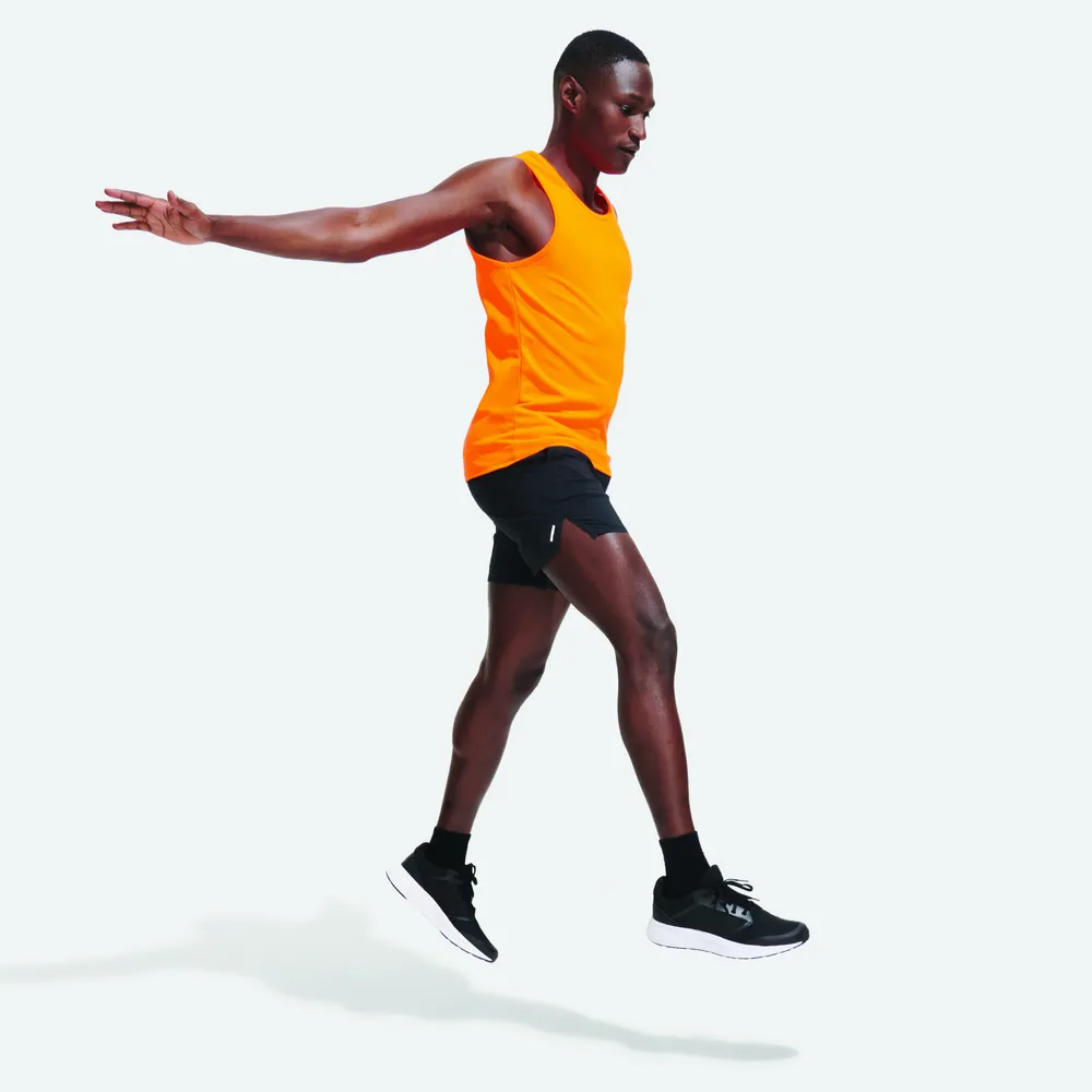 Sporty Tt Men Tank Top – Neon oranje