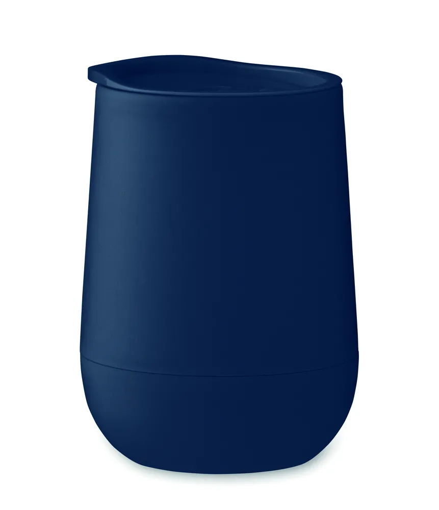 Go · Pp dubbelwandige beker 300ml – Marineblauw