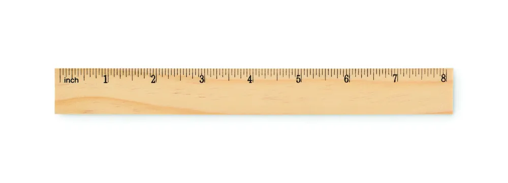 Ruler20 · Houten liniaal 20cm – Hout