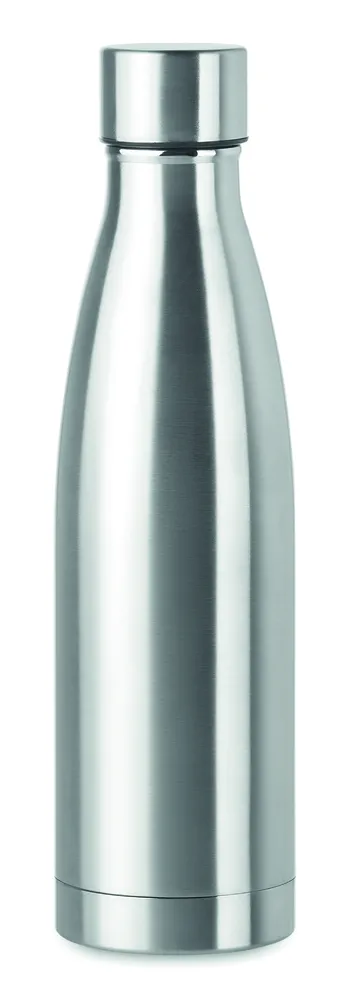 Belo Bottle · Dubbelwandige drinkfles 500 ml – Mat zilver