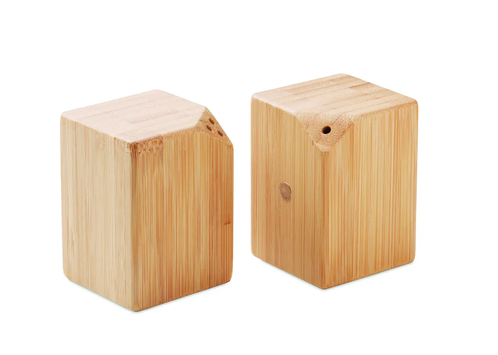 Both · Bamboe peper- en zoutstel – Hout