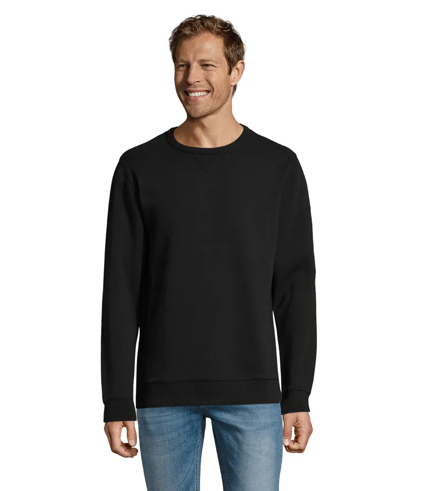 Sully heren sweater 280g – Zwart