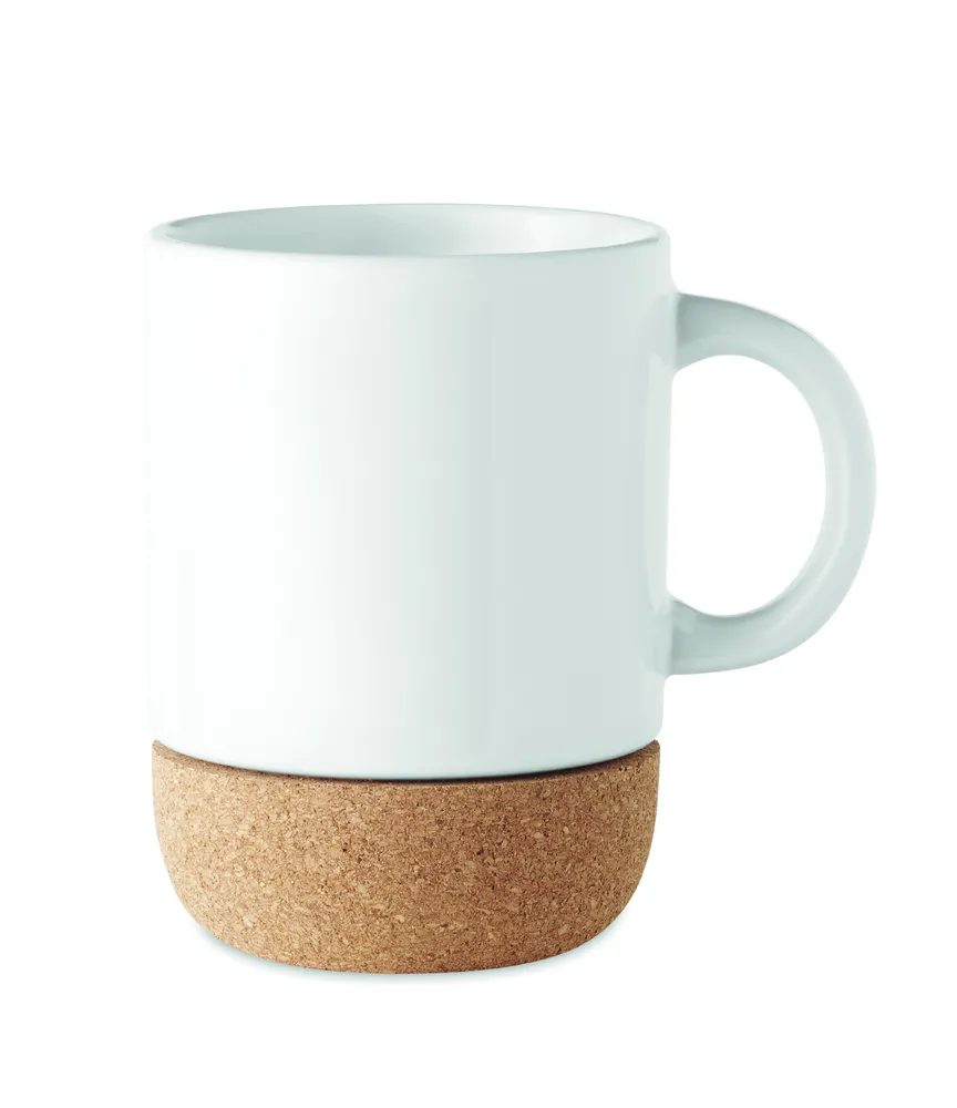 Subcork · Sublimatie mok met kurk detail – Wit