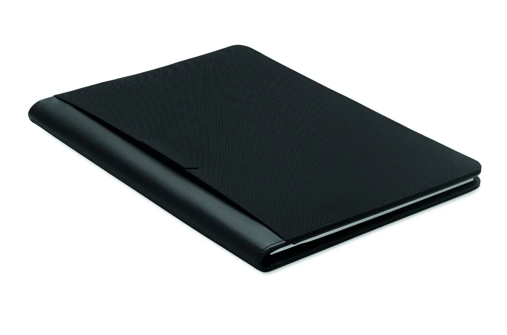 Profile4 · A4 portfolio met notitieblok – Zwart
