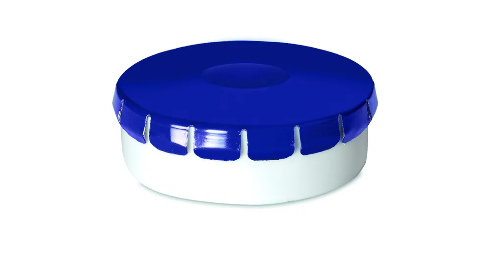 Minto · Pepermunt in kunststof doosje – Blauw