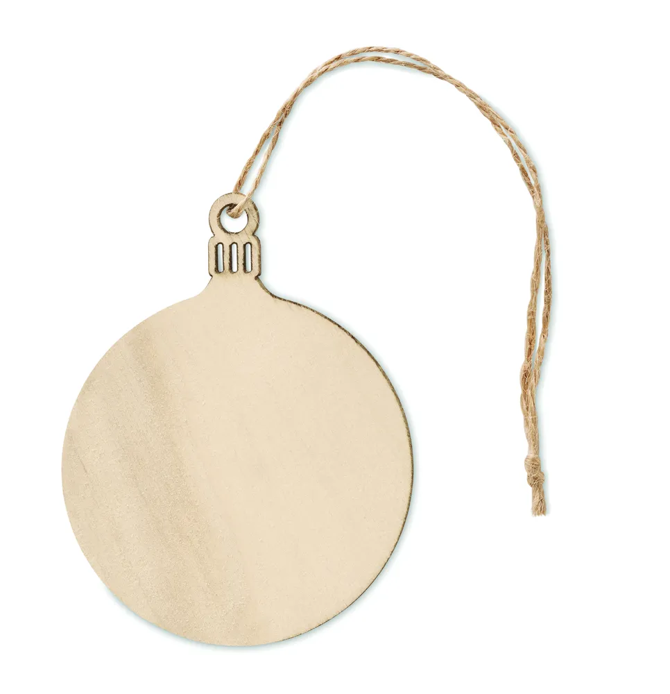 Baly · Boomhanger kerstbal – Hout