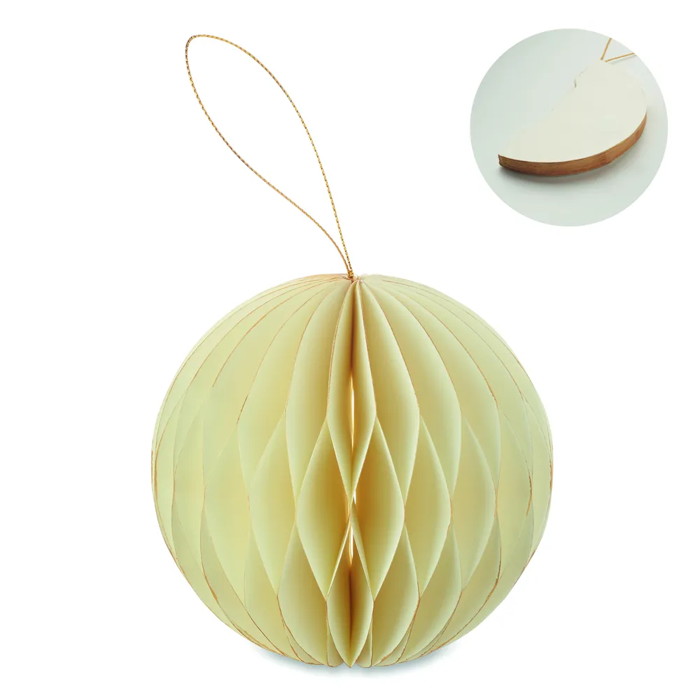 Harmobauble · Opvouwbare  kerstbalhanger – Beige