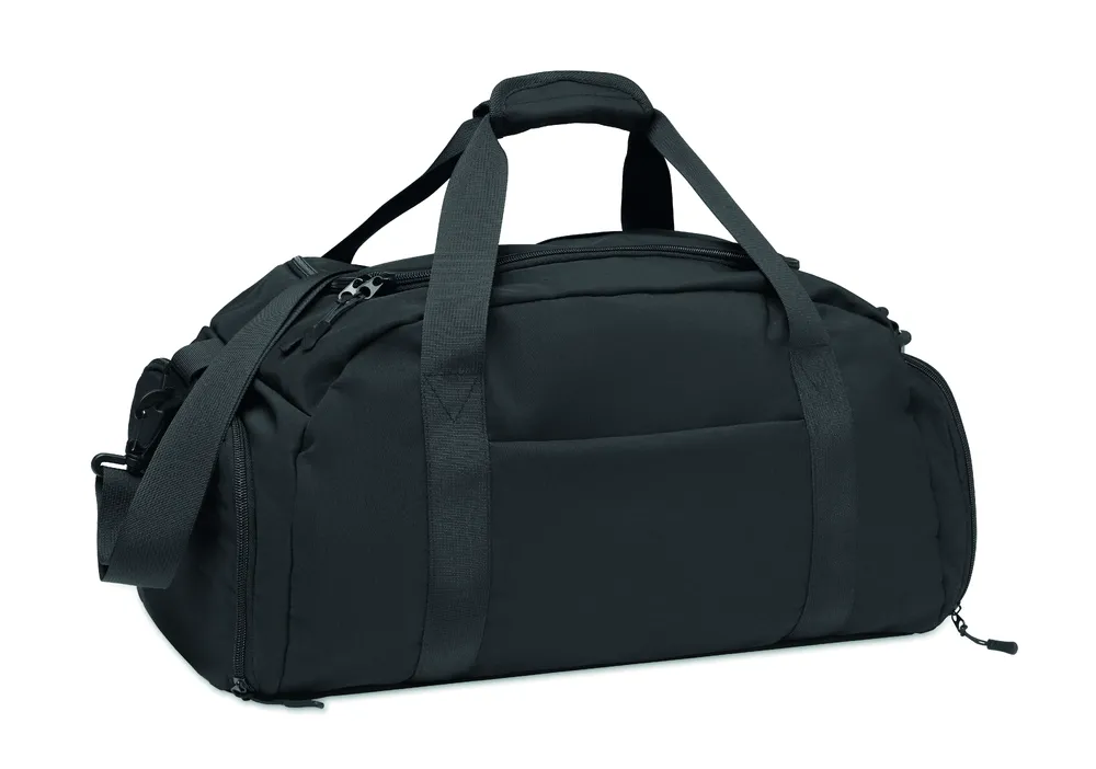Eleva · Urban nylon sporttas 20L – Zwart