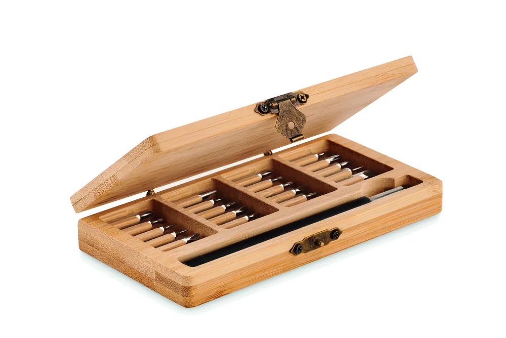Bamtool · 24-delige gereedschapsset – Hout