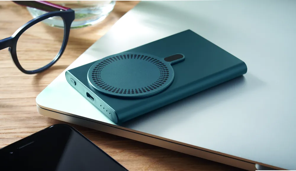 Pawtt · Draadloze oplader powerbank – Blauw