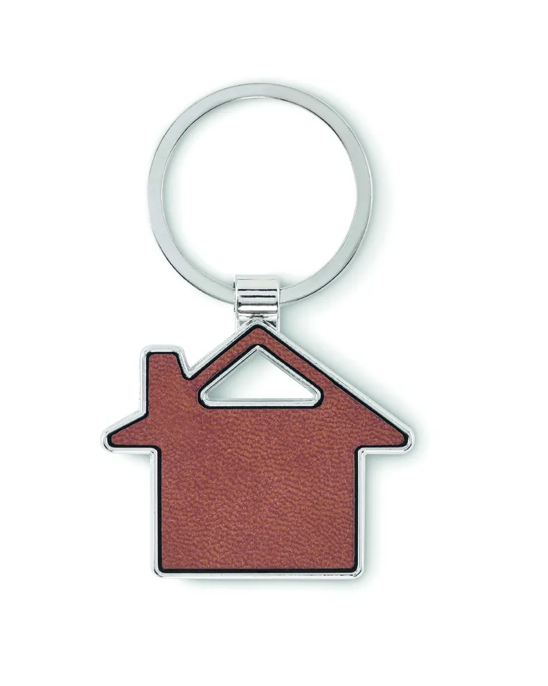 Louse · Huisvormige sleutelhanger – Bruin
