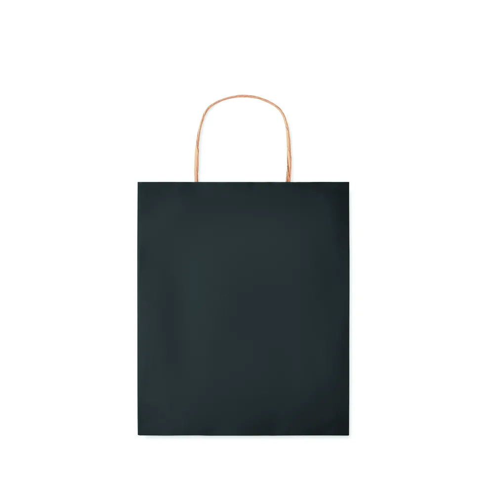 Paper Tone S · Kleine papieren geschenktas – Zwart