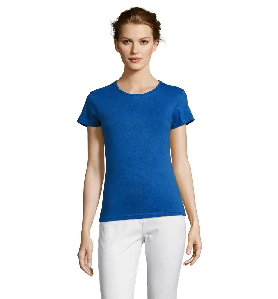 Miss dames t-shirt 150g – Koningsblauw