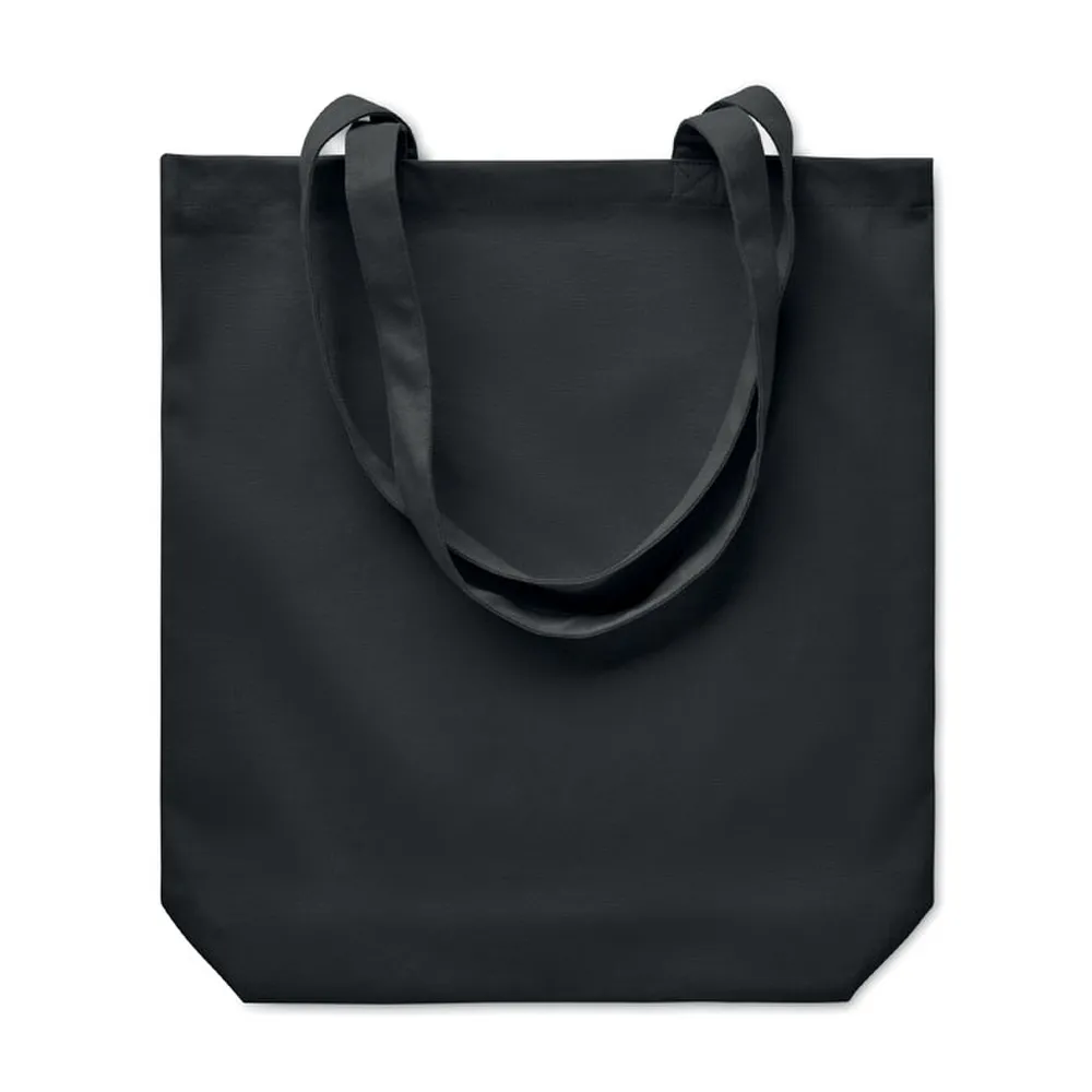 Rassa Coloured · Stevige canvas boodschappentas – Zwart