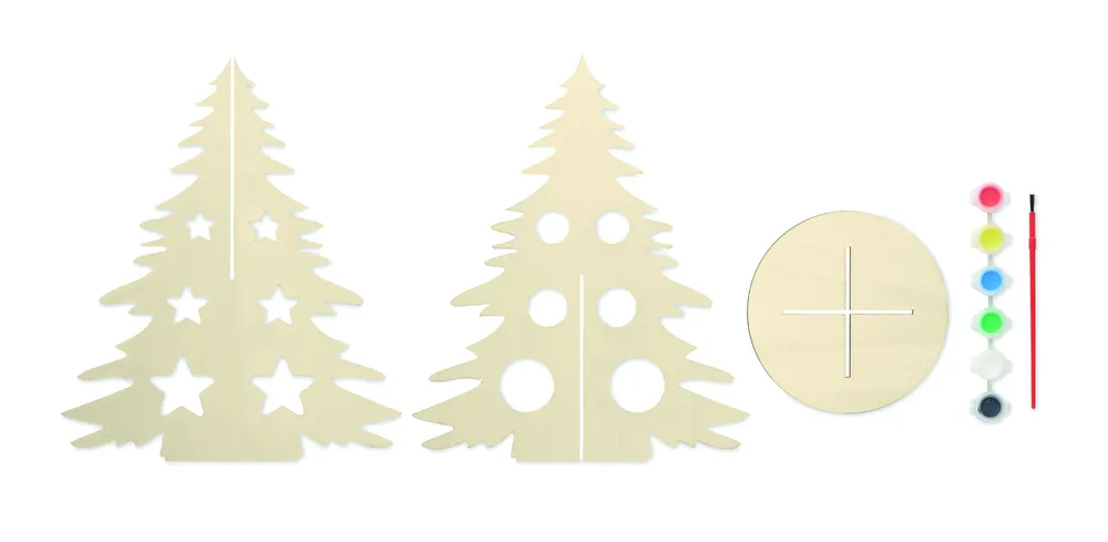 Tree And Paint · Diy houten kerstboom – Hout