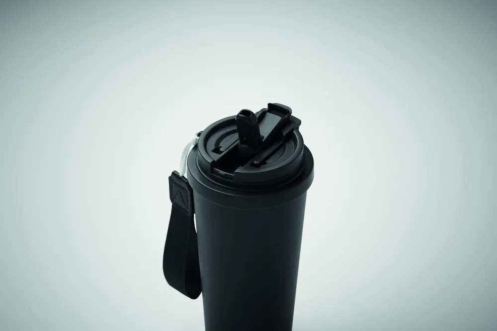 Topaz Large · Dubbelwandige beker 500ml – Zwart