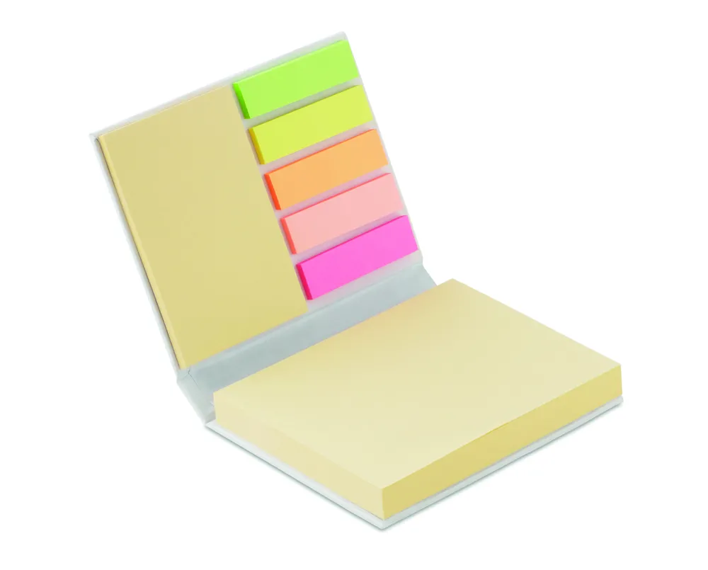 Visionmax · Set memoblokjes – Wit