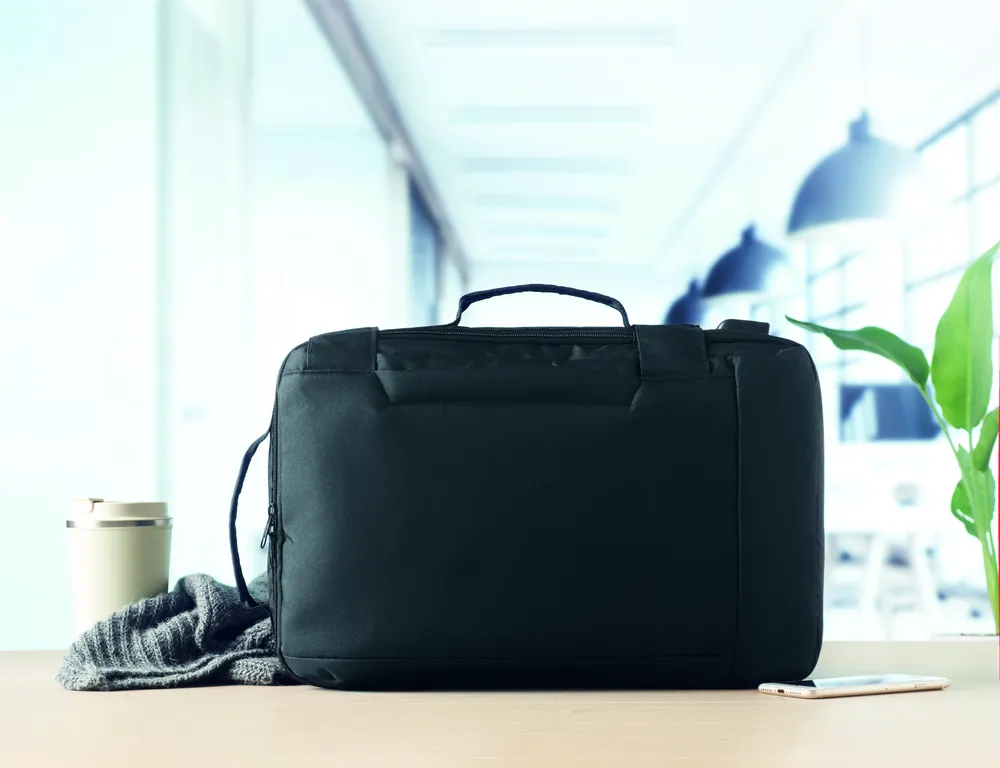 Singapore · 300D RPET laptop rugzak – Zwart