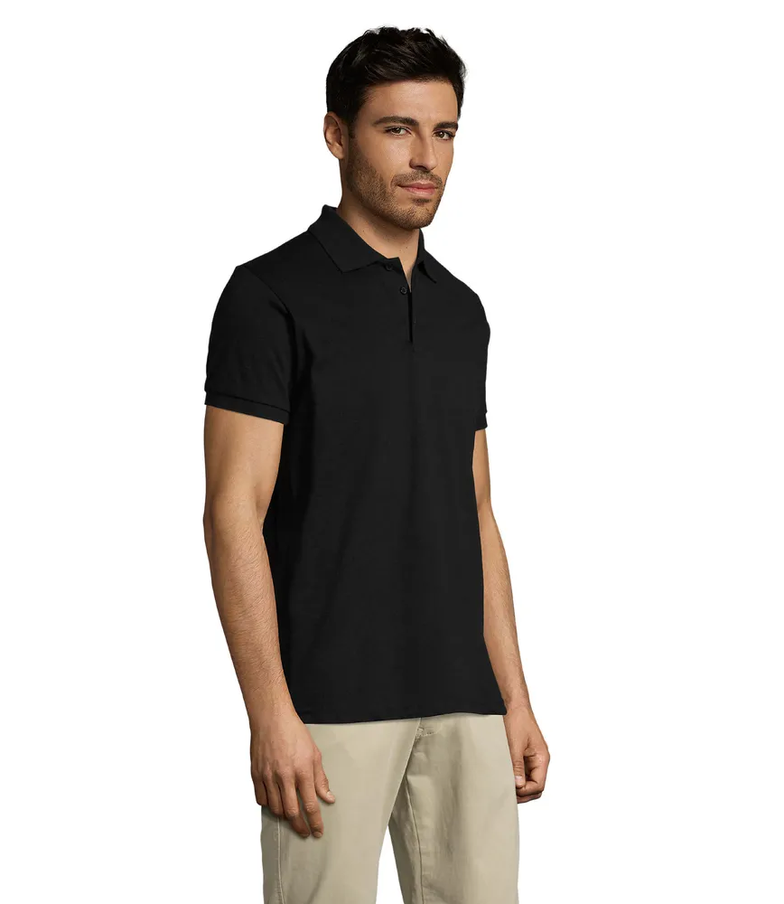 Prime Men · Prime heren polo 200g – Zwart