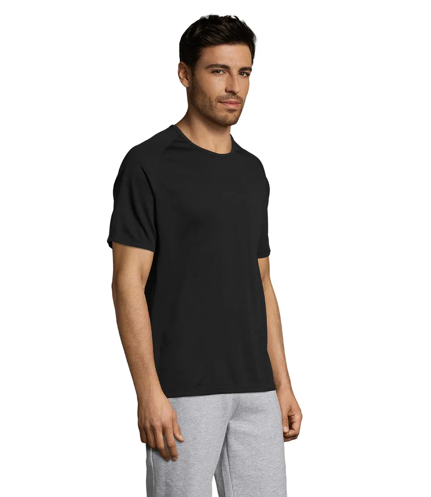 Sporty Heren T-shirt – Zwart