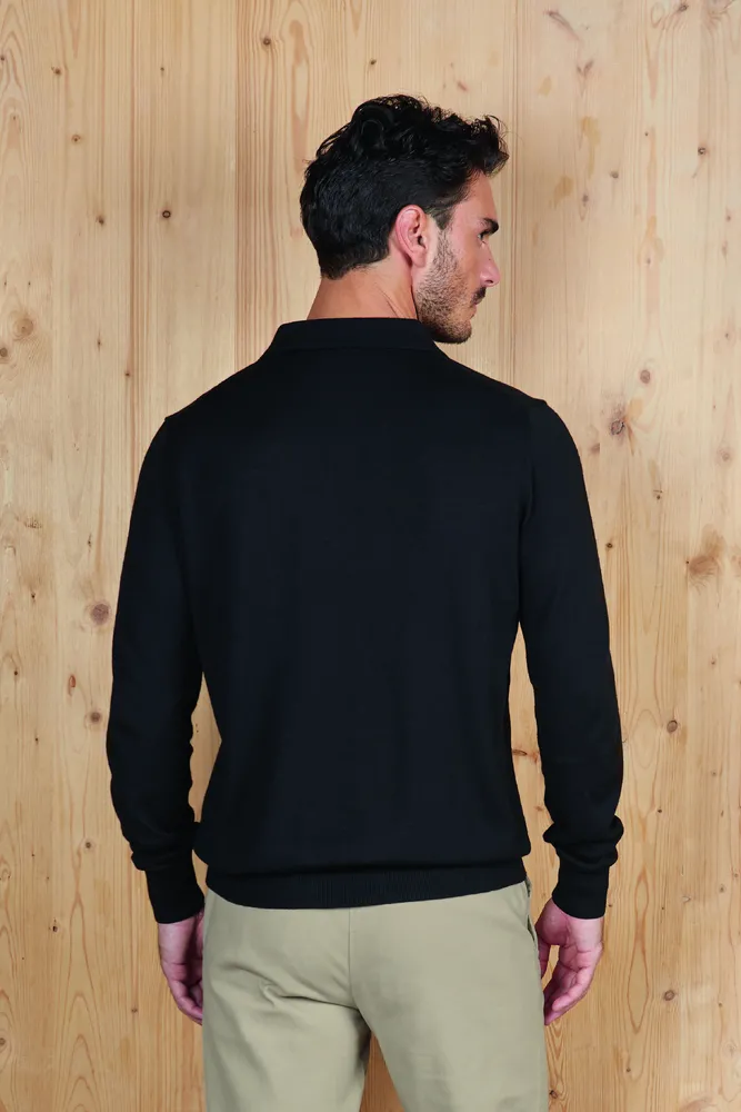 Stefan Sweater – Diep zwart