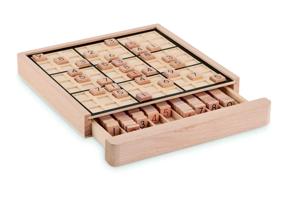 Sudoku · Houten sudoku bordspel – Hout
