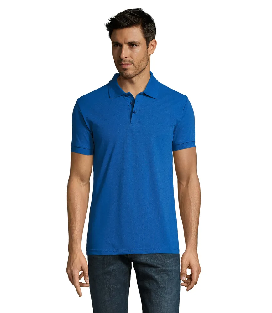 Prime Men · Prime heren polo 200g – Koningsblauw